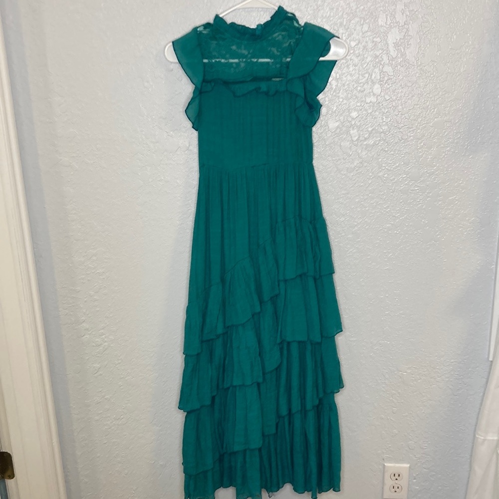 Mia joy girls green dress